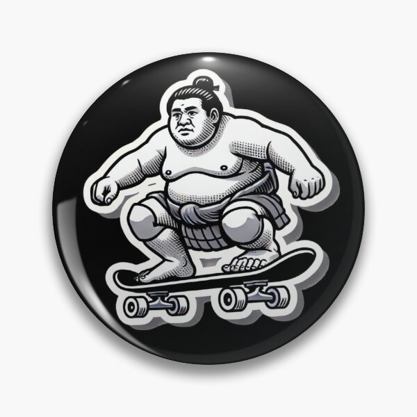 Item preview, Sumo Skateboarder designed and sold by PinUpPizzazz.
