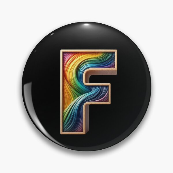 Item preview, Letter F, Rainbow designed and sold by Myra365Art.