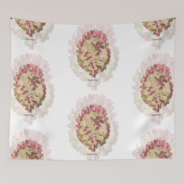 Item preview, Botanical Art Variegated Kale Leaves designed and sold by MochaMeli.