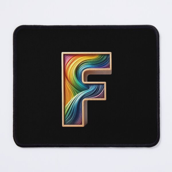 Item preview, Letter F, Rainbow designed and sold by Myra365Art.