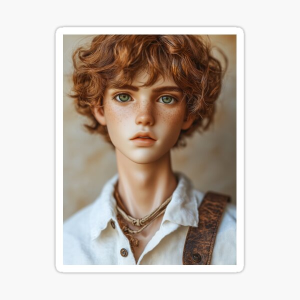 Item preview, Cottagecore Boyfriend BJD designed and sold by MangaMuses-AI.