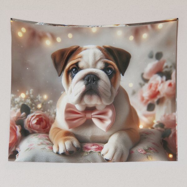 Item preview, Cute Saint Bernard with a Bowtie designed and sold by Wags & Tails.