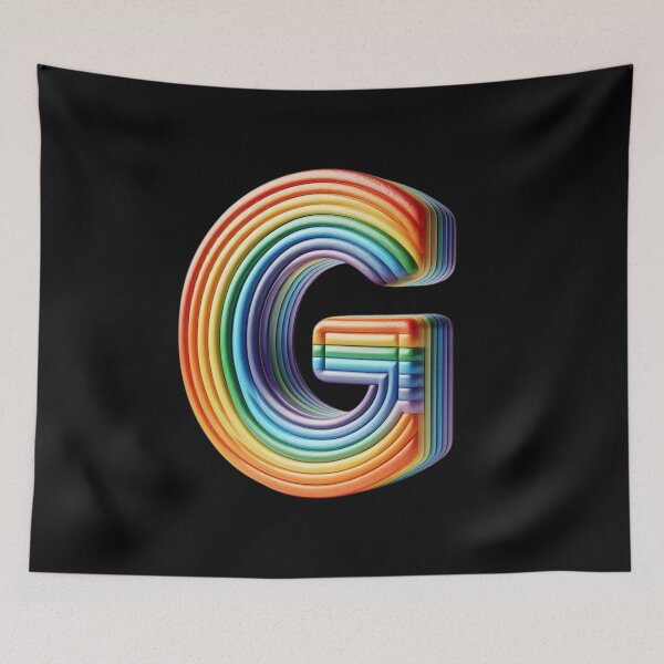 Item preview, Letter G, Rainbow designed and sold by Myra365Art.
