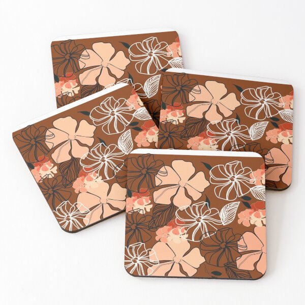 Item preview, brown color clothes designed with flowers designed and sold by Nature  Nblossom.