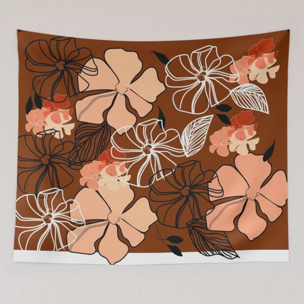 Item preview, brown color clothes designed with flowers designed and sold by Nature  Nblossom.