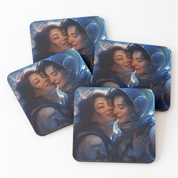 Item preview, Cosmic Love, Girls in Love designed and sold by ArtPixelHaven.
