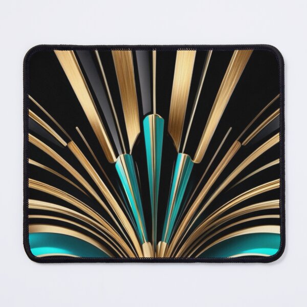 Item preview, Art Deco Nouveau Fan Style Geometric Pattern designed and sold by SloganExpress.