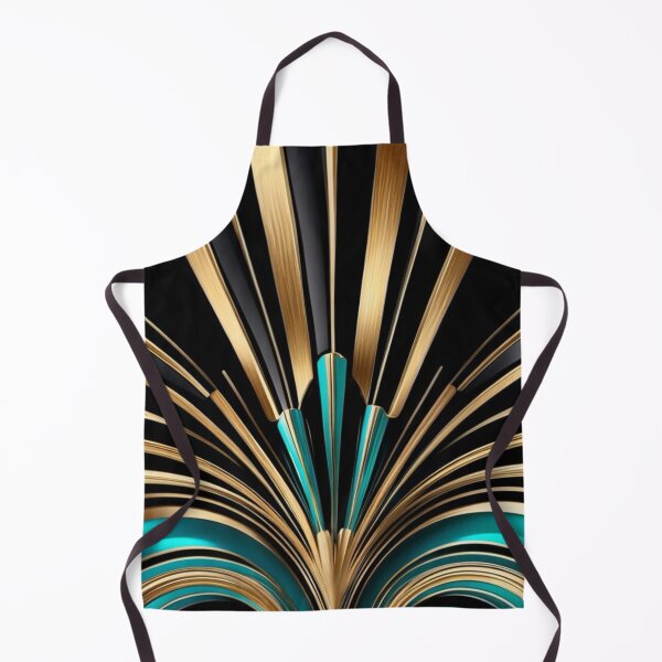 Item preview, Art Deco Nouveau Fan Style Geometric Pattern designed and sold by SloganExpress.