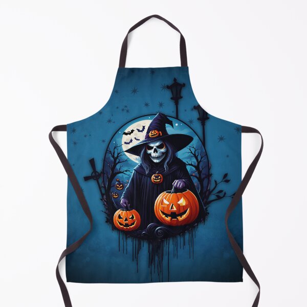 Item preview, A spooky Halloween scene featuring a skeleton witch. designed and sold by nicky2342.