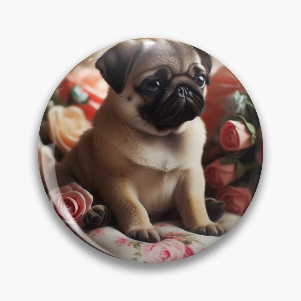 Item preview, Cute Pug Dog designed and sold by Wags & Tails.