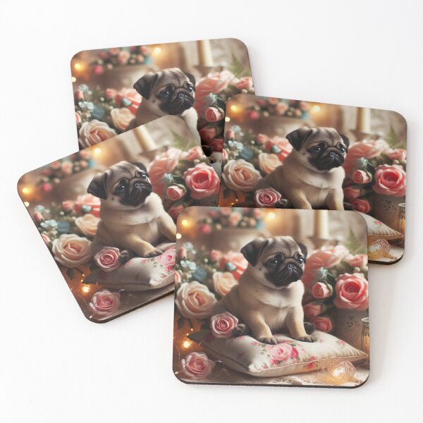 Item preview, Cute Pug Dog designed and sold by Wags & Tails.