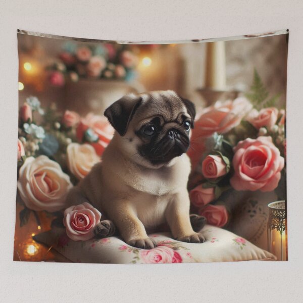 Item preview, Cute Pug Dog designed and sold by Wags & Tails.