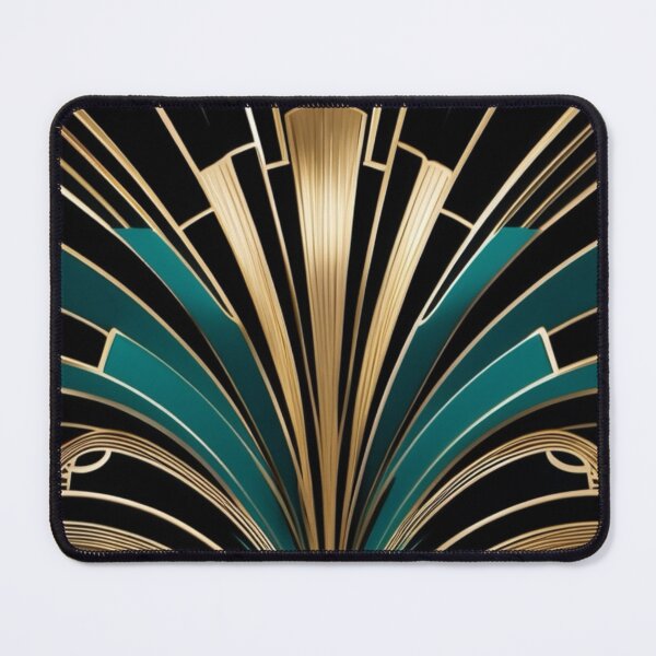 Item preview, Art Deco Nouveau Fan Style Geometric Pattern designed and sold by SloganExpress.