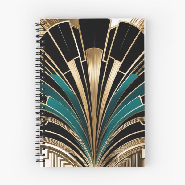 Item preview, Art Deco Nouveau Fan Style Geometric Pattern designed and sold by SloganExpress.