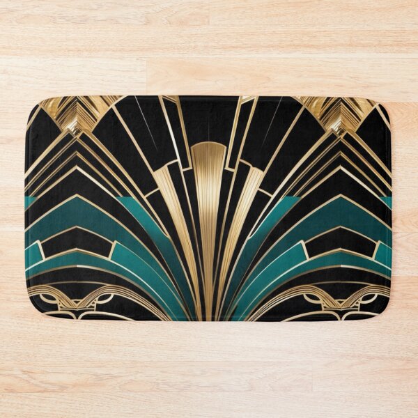 Item preview, Art Deco Nouveau Fan Style Geometric Pattern designed and sold by SloganExpress.