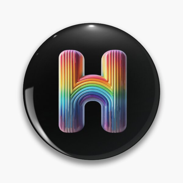 Item preview, Letter H, Rainbow designed and sold by Myra365Art.