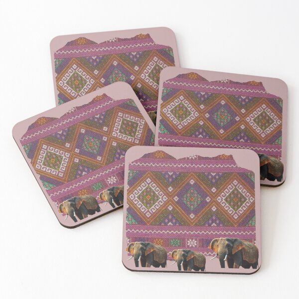 Item preview, Thailand: Elephant Parade with Thai Textiles designed and sold by Tonphiarts.