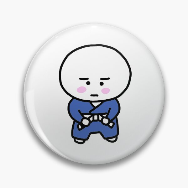 Item preview, Focused Jiu-Jitsu Character Ready for Training designed and sold by heul.
