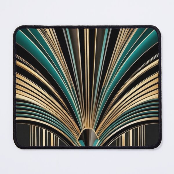 Item preview, Art Deco Nouveau Fan Style Geometric Pattern designed and sold by SloganExpress.