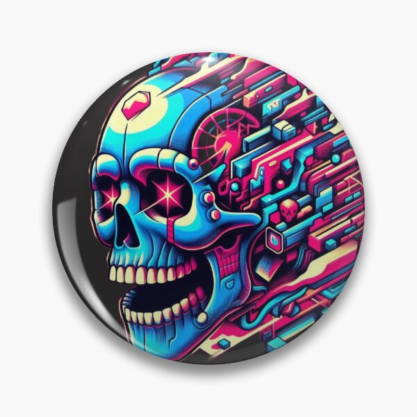 Item preview, Digital Skull Fusion designed and sold by TrippyyThreads.