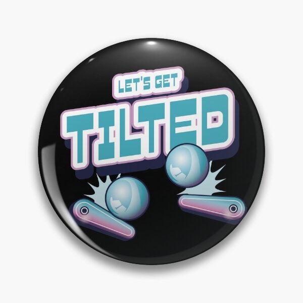 Item preview, Let's Get Tilted Pinball Lover Pinball Arcade Gamer Pinball Gear designed and sold by DynamicDesign.