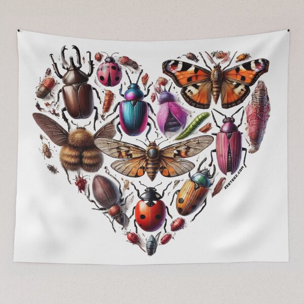 Item preview, I Heart Bugs designed and sold by zeeteezofficial.
