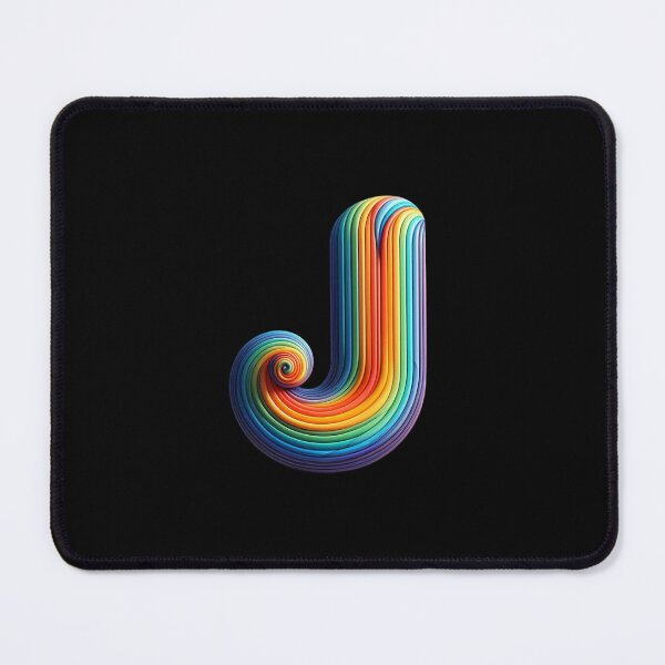 Item preview, Letter J, Rainbow designed and sold by Myra365Art.