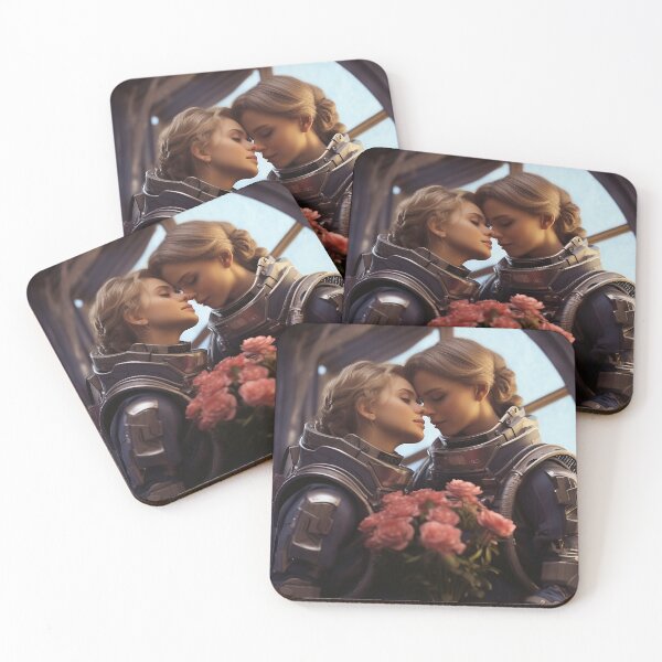 Item preview, Cosmic Love, Girls in Love designed and sold by ArtPixelHaven.