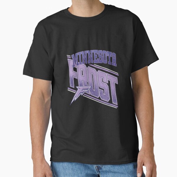 Item preview, Vintage aesthetic Minnesota Frost PWHL  logo with purple background  designed and sold by Erika Dee.