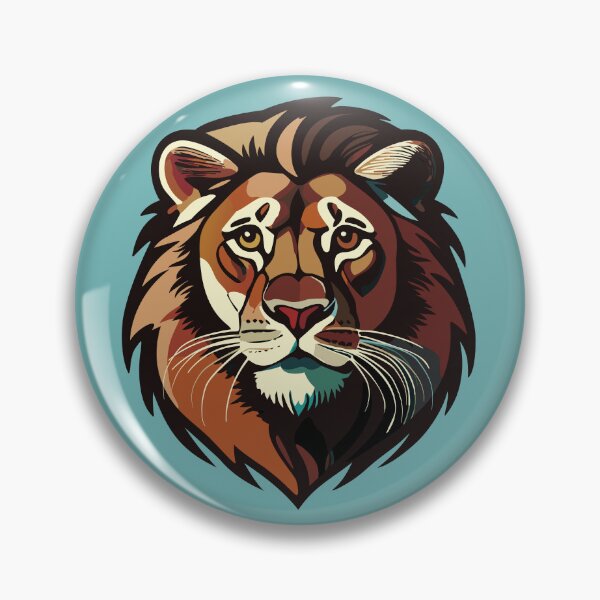 Item preview, Dignified Lion Face designed and sold by Maachiel.