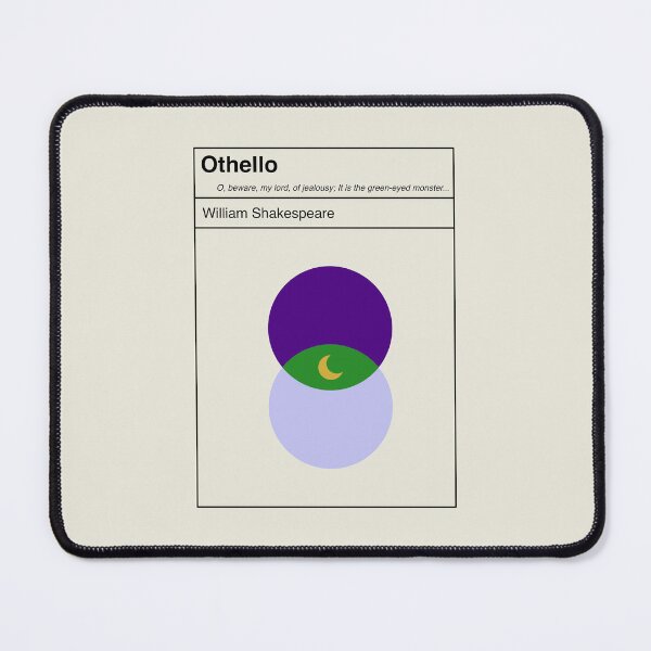 Item preview, Othello Shakespeare Minimalist Abstract Art Design designed and sold by kakarikihill.