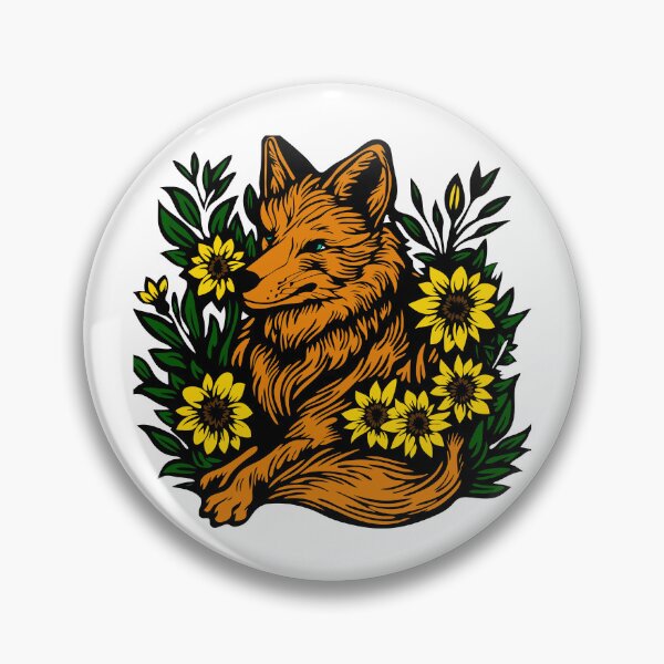 Artikelvorschau, Blumenfuchs entworfen und verkauft von BubbledBuddies.