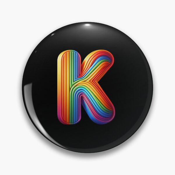 Item preview, Letter K, Rainbow designed and sold by Myra365Art.