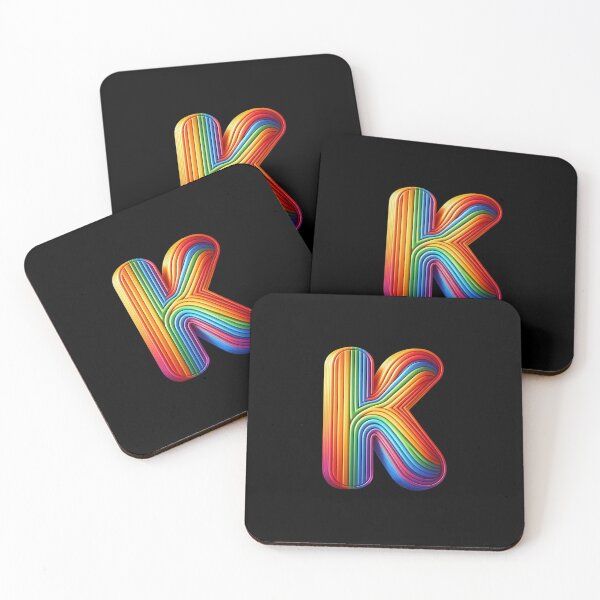 Item preview, Letter K, Rainbow designed and sold by Myra365Art.