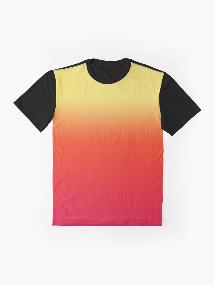 "Ombre Yellow Orange Pink Sunrise Colors" Graphic TShirt for Sale by