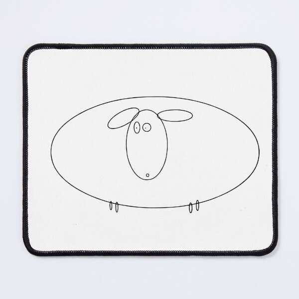 Item preview, Black and white chunky sheep designed and sold by Comicalcreation.