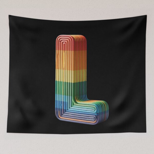Item preview, Letter L, Rainbow designed and sold by Myra365Art.