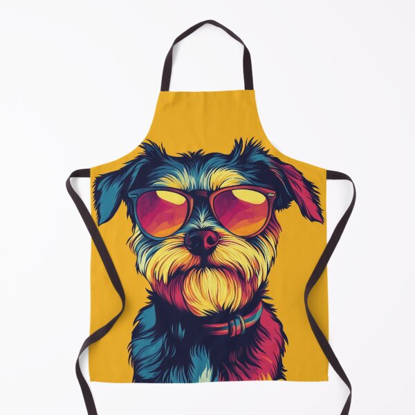 Item preview, Cool Dog with Shades Vibrant Colors designed and sold by harmonicllc.