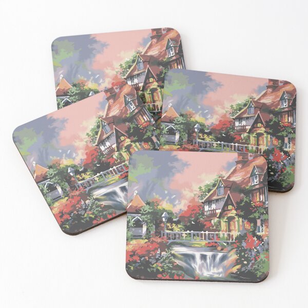 Item preview, “House Amidst the Greenery” designed and sold by Bo-Banana.