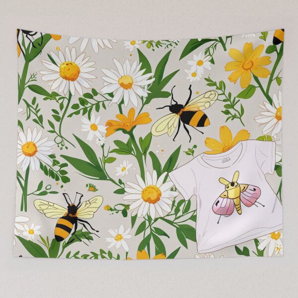 Item preview, Cutest insects with flowers. designed and sold by PatDoArt.