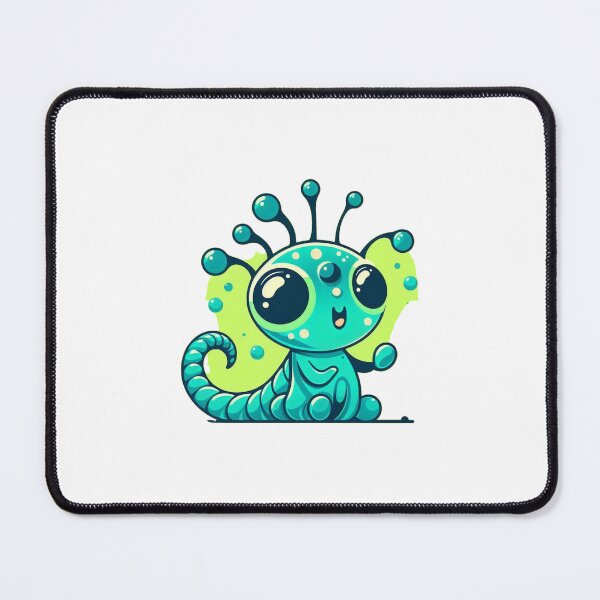 Item preview, Turquoise and green space alien critter designed and sold by Comicalcreation.