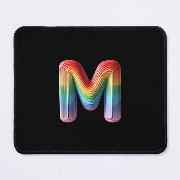 Item preview, Letter M, Rainbow designed and sold by Myra365Art.