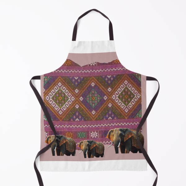 Item preview, Thailand: Elephant Parade with Thai Textiles designed and sold by Tonphiarts.