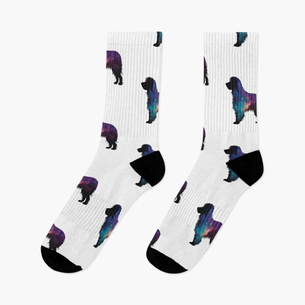 Item preview, Bergamasco Shepherd Silhouette with Galaxy Pattern - Cosmic Dog Design designed and sold by GoodyPaws.