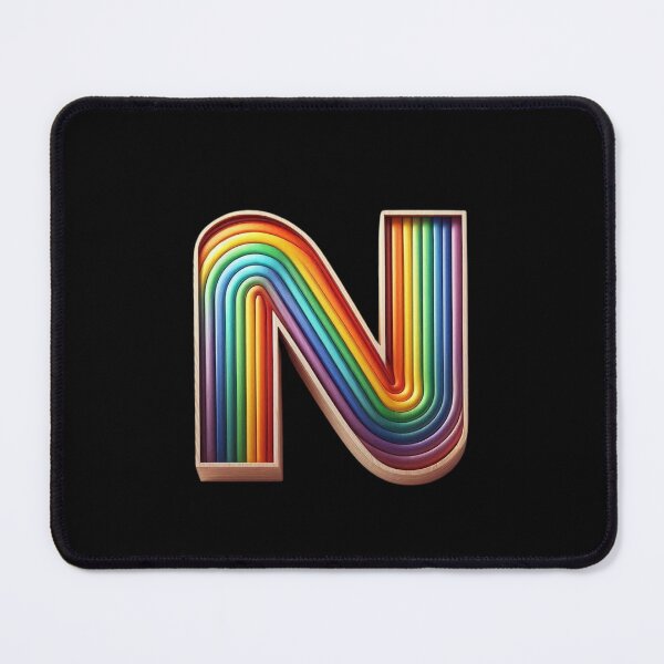 Item preview, Letter N, Rainbow designed and sold by Myra365Art.