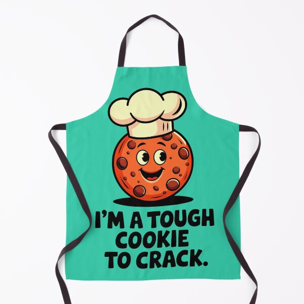 Item preview, I'm A Tough Cookie To Crack Funny Food Quote designed and sold by TheArtOfPat.