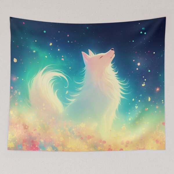 Item preview, The Ethereal Wolf Night Song designed and sold by AshiraCreations.