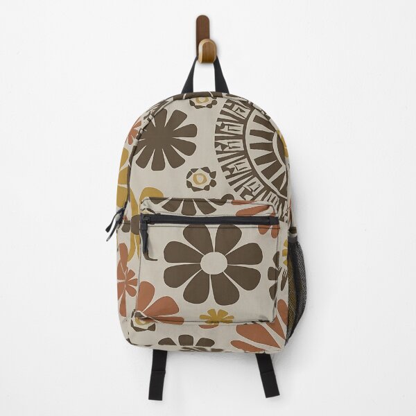 Item preview, Vintage Boho Floral – Bold 70s Style with Sunburst Accents designed and sold by Dshoppin.