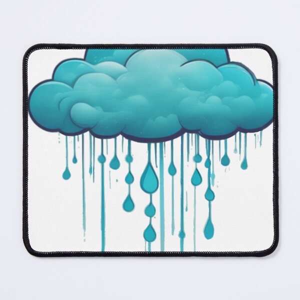 Artikelvorschau, Türkise Regenwolke 7333 entworfen und verkauft von 5C-Artwork.