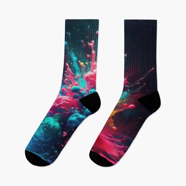 Item preview, A Splash Of Neon Colors On A Dark Background. designed and sold by IrsathThaslima.